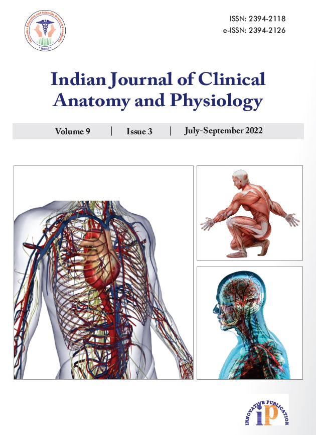 Indian Journal of Clinical Anatomy and Physiology 