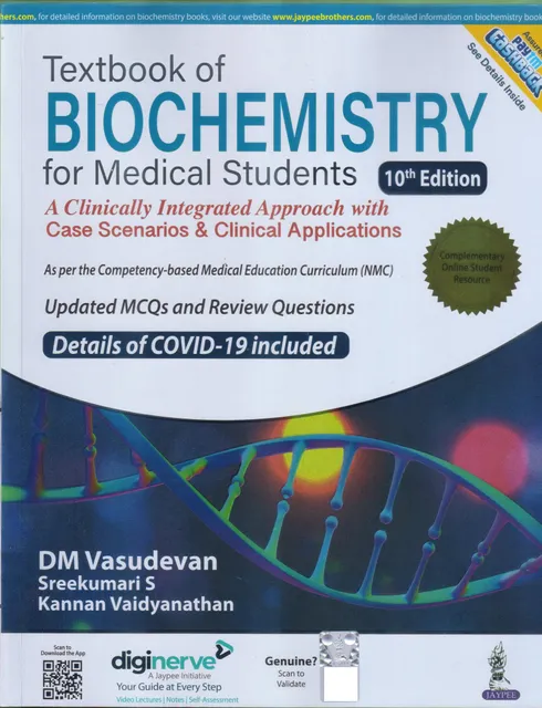 Textbook Of Biochemistry For Medical Students 
